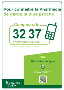 Pharmacies de garde - 3237